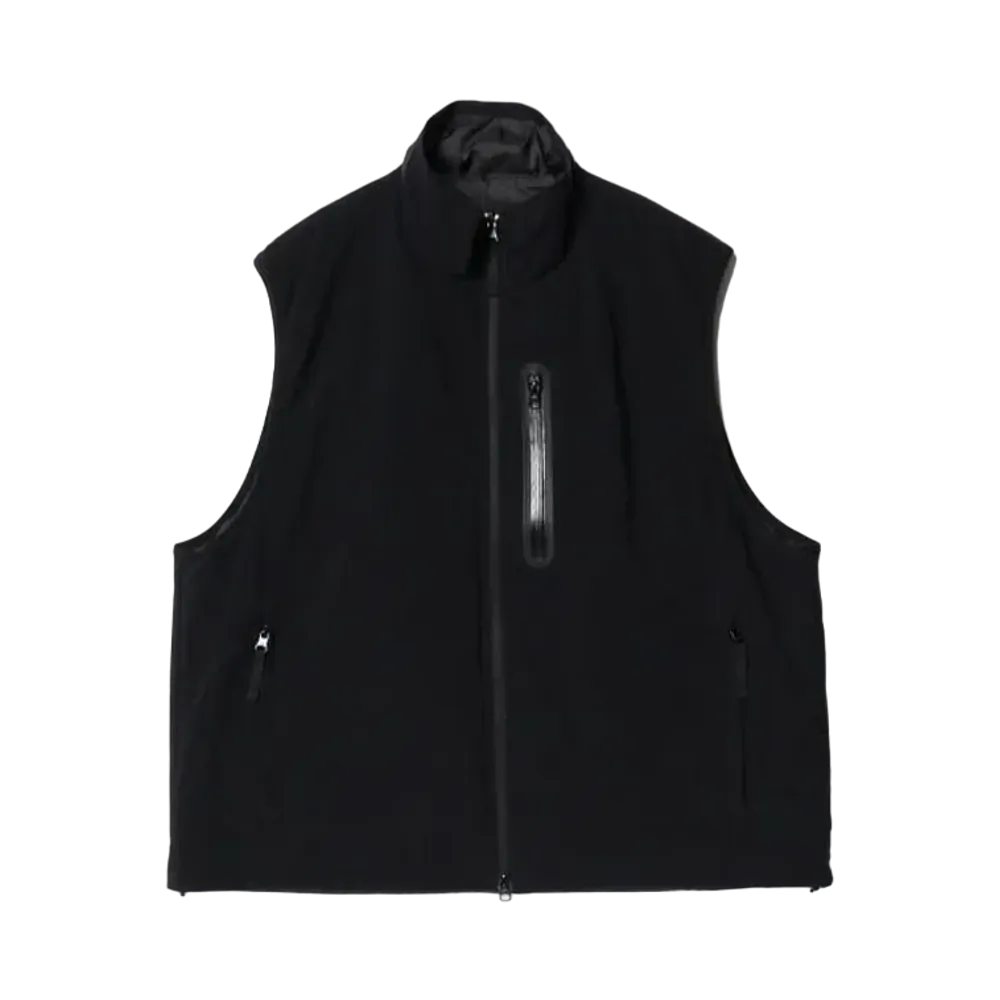 BEAMS Reversible Padded Vest "Black"