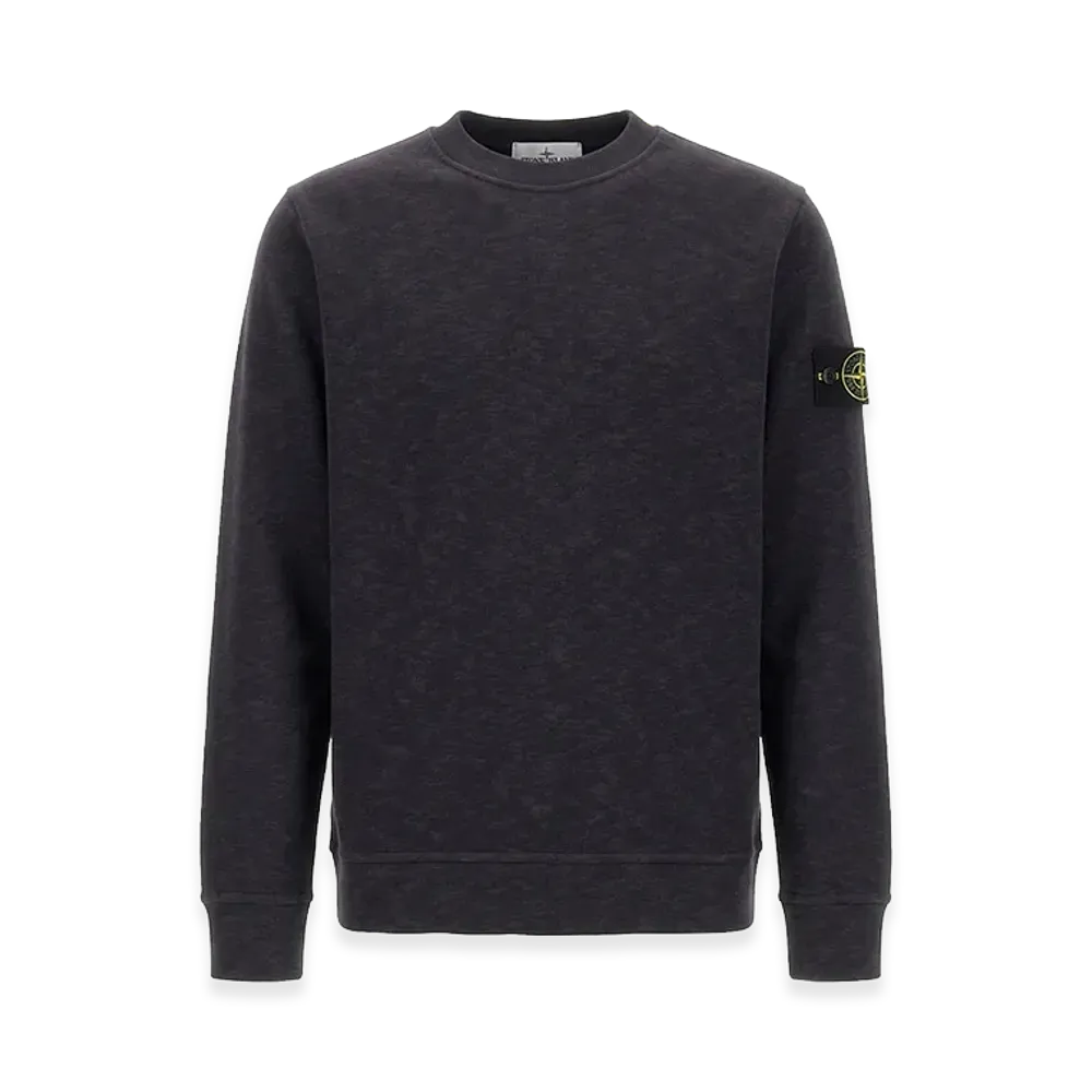 Stone Island Vanise Brushed Heavy Cotton Jersey Sweatshirt "Blue"