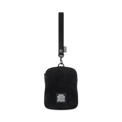 BlackEyePatch Og Label Strapped Corduroy Pouch "Black"