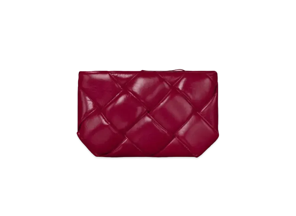Bottega Veneta Paper Calfskin Clutch "Pink"