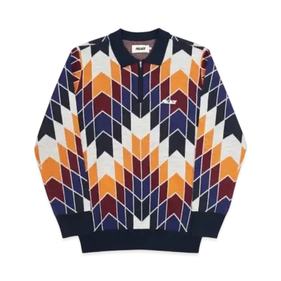 PALACE P-Urkle Knit "White Navy"