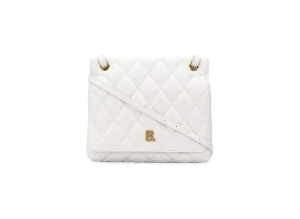 BALENCIAGA Leather Handbag "White"
