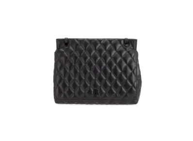 BALENCIAGA Leather Shoulder Bag "Black"