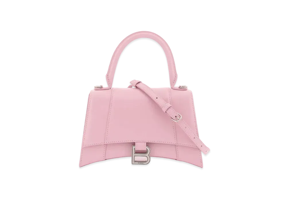 BALENCIAGA Hourglass Small Top Handle Bag "Pink"