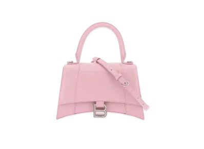 BALENCIAGA Hourglass Small Top Handle Bag "Pink"