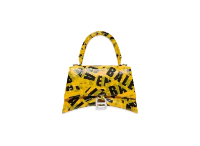 BALENCIAGA Hourglass Small Handbag Boxed Taped "Yellow"