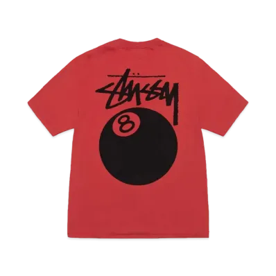 Stussy 8 Ball Tee Pigment Dyed "Guava" 1905022