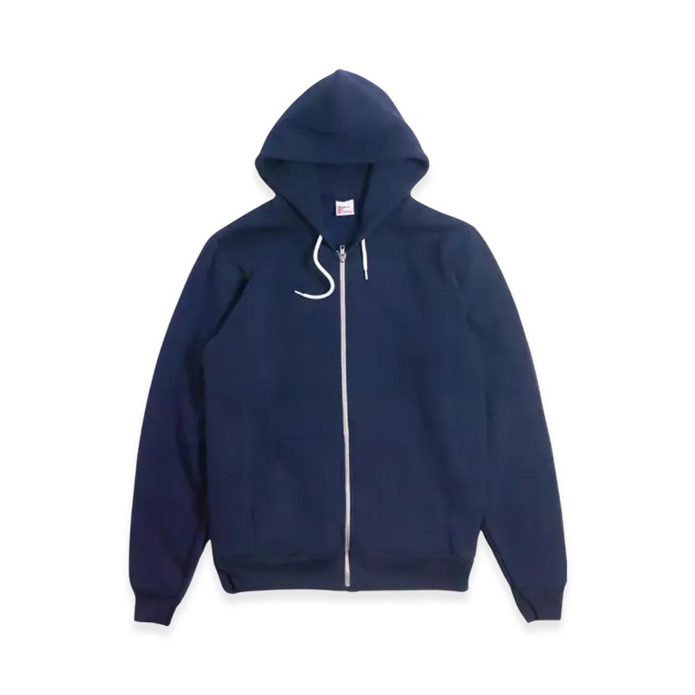 Los Angeles Apparel Flex Fleece Zip-Up Hoodie "Navy"