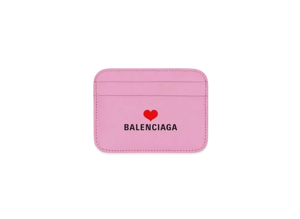 BALENCIAGA Love Cash Card Holder "Pink"