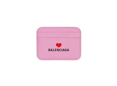 BALENCIAGA Love Cash Card Holder "Pink"