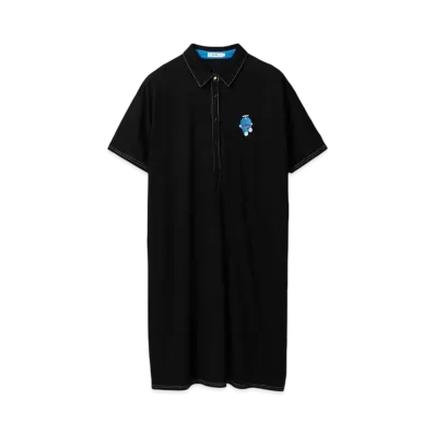 graniph x DORAEMON & Dorami Polo One Piece "Black"