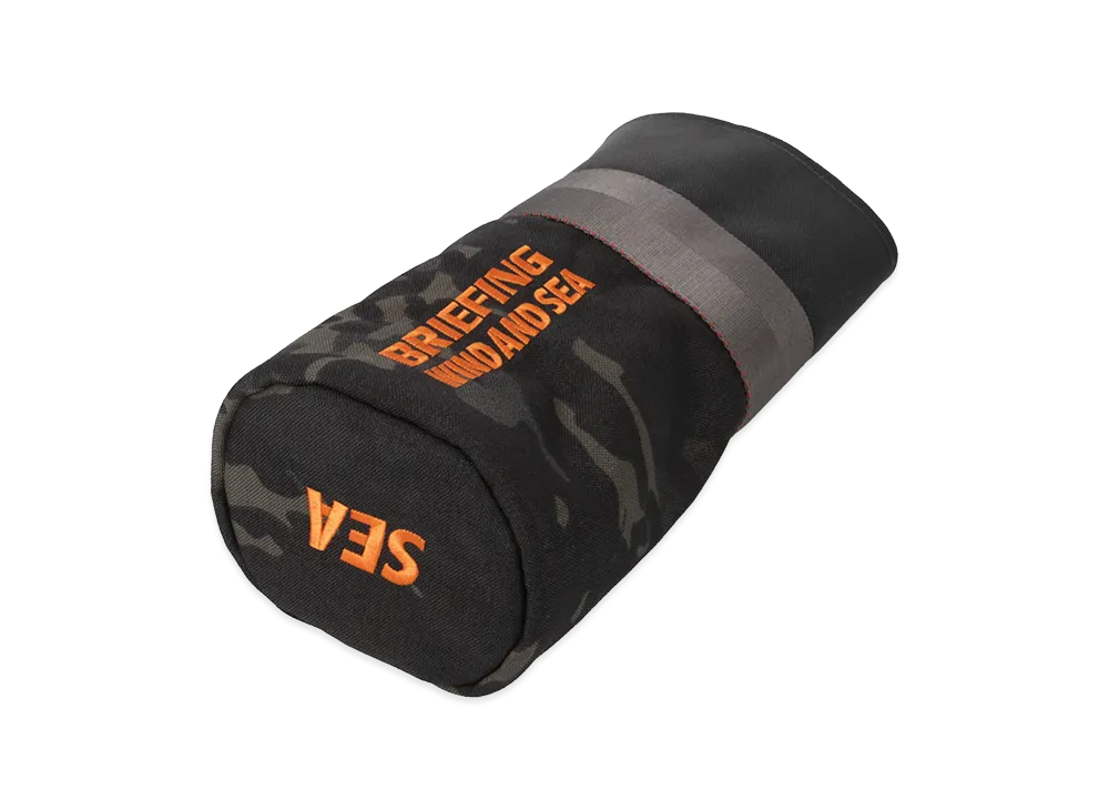 WIND AND SEA x BRIEFING GOLF Barrel Fairway Wood Cover Camo Combi "Orange"