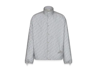 Dior x Lewis Hamilton Oversized Shirt in Dior Oblique Reflector Nylon "Gray"
