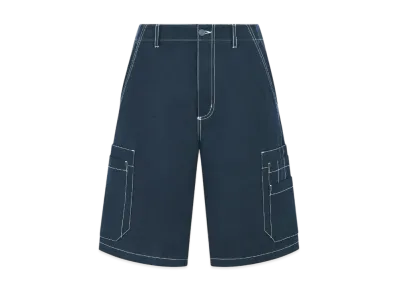 Dior Men's CD Diamond Bermuda Shorts Cotton Twill "Navy Blue"
