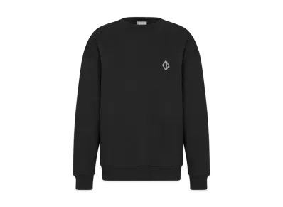 Dior Men's CD Diamond Sweatshirt Cotton Fleece "Black"