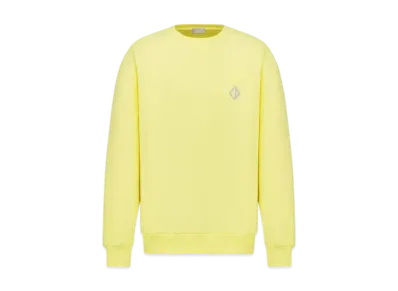 Dior Men's CD Diamond Sweatshirt Cotton Fleece "Yellow"