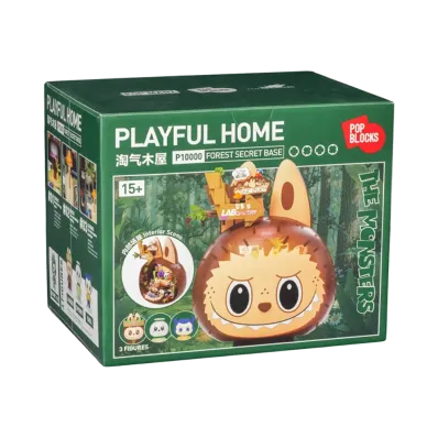 POP MART THE MONSTERS (LABUBU) Forest Secret Base Series Blocks Playful Home