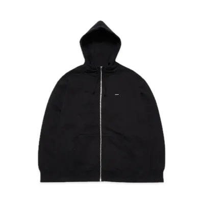 Supreme Small Box Facemask Zip Up Hooded Sweatshirt "Black"