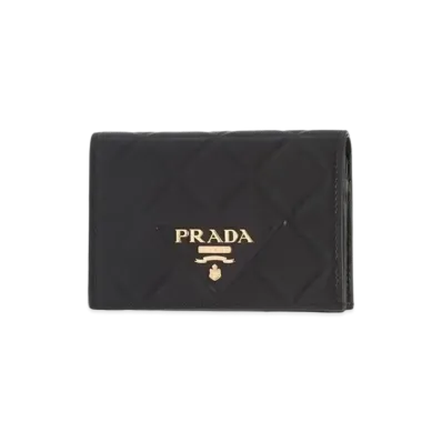 PRADA Small Leather Wallet "Black"