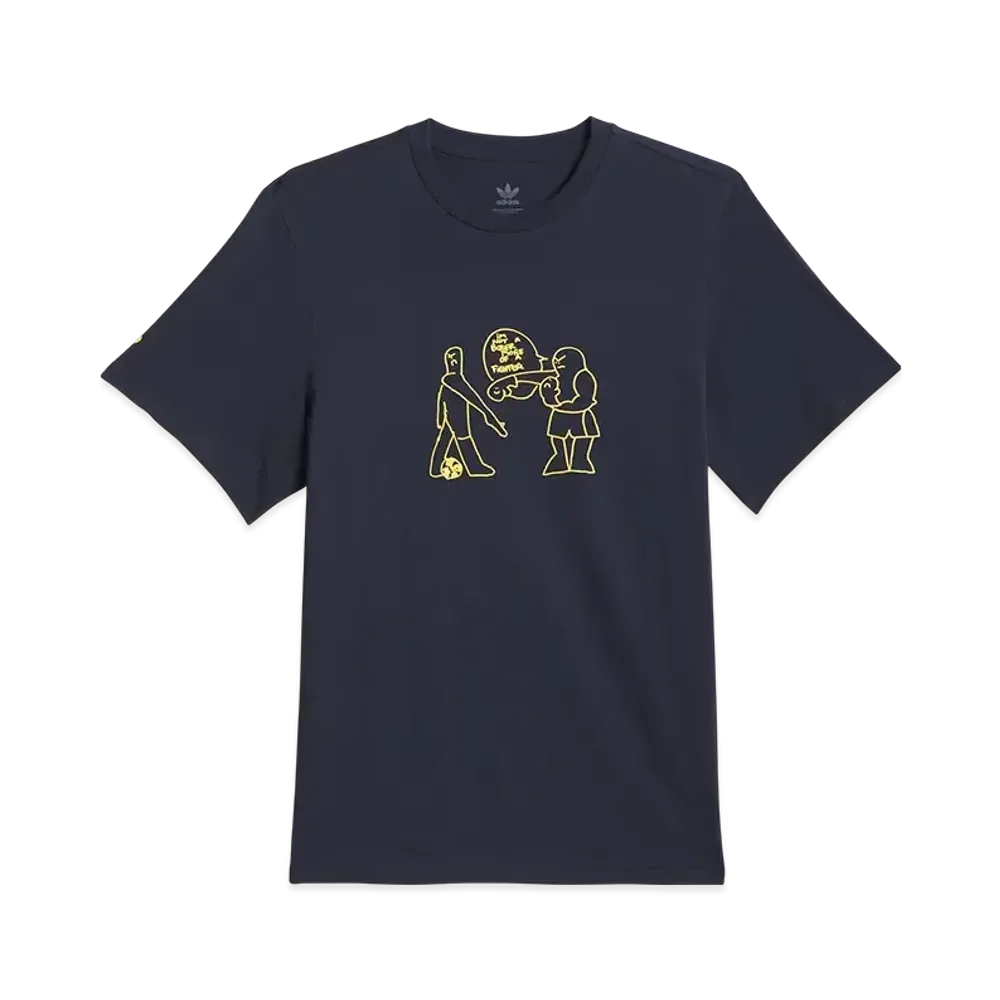 adidas Shmoofoil Fighter Short Sleeve T-Shirt "Legend Ink"