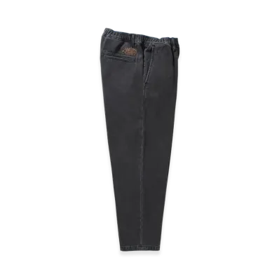 APHRODITEGANG Washed Denim Easy Trousers "Black/Bronze"