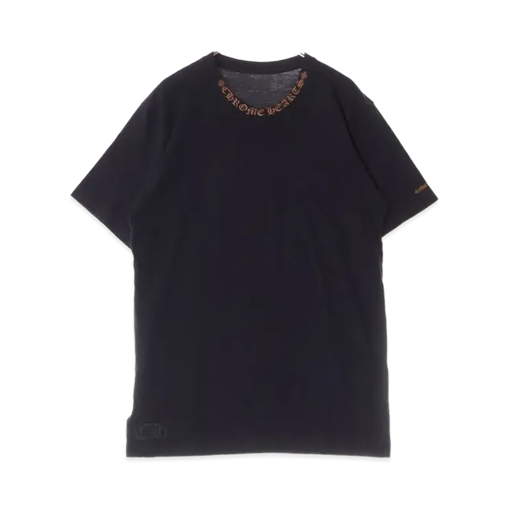 Chrome Hearts Neck Logo S/S T-Shirt "Black/Brwon"