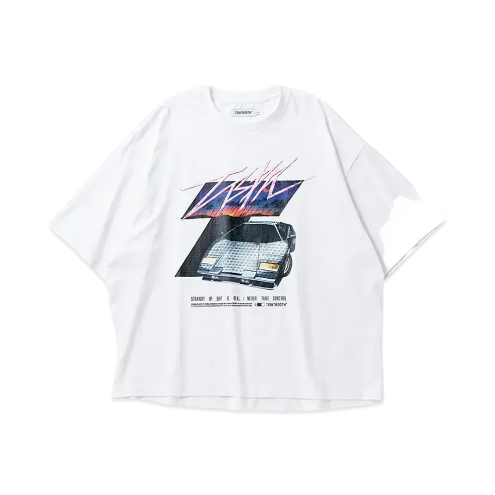 TIGHTBOOTH Initial T T-Shirt "White"