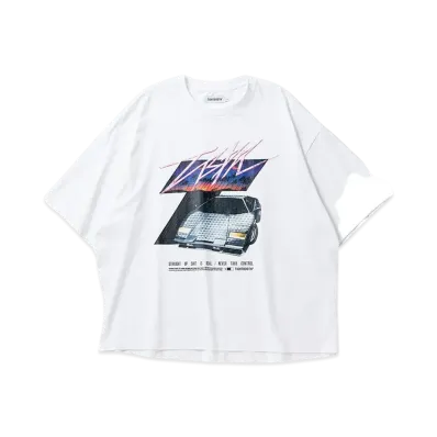 TIGHTBOOTH Initial T T-Shirt "White"