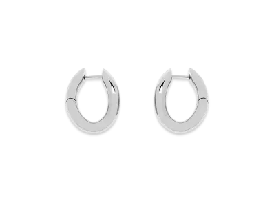 BALENCIAGA Loop XS Earrings "Silver"