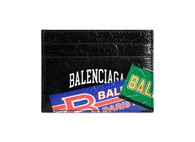 BALENCIAGA Cash Card Holder "Black/Multicolor"