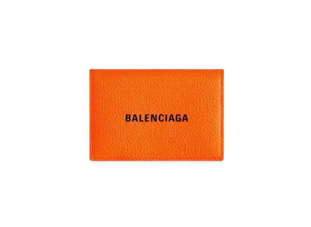 BALENCIAGA Cash Mini Wallet "Orange"
