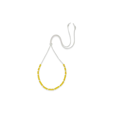 WIND AND SEA IVX Japan WDS White Hearts Deerskin Necklace "Yellow"