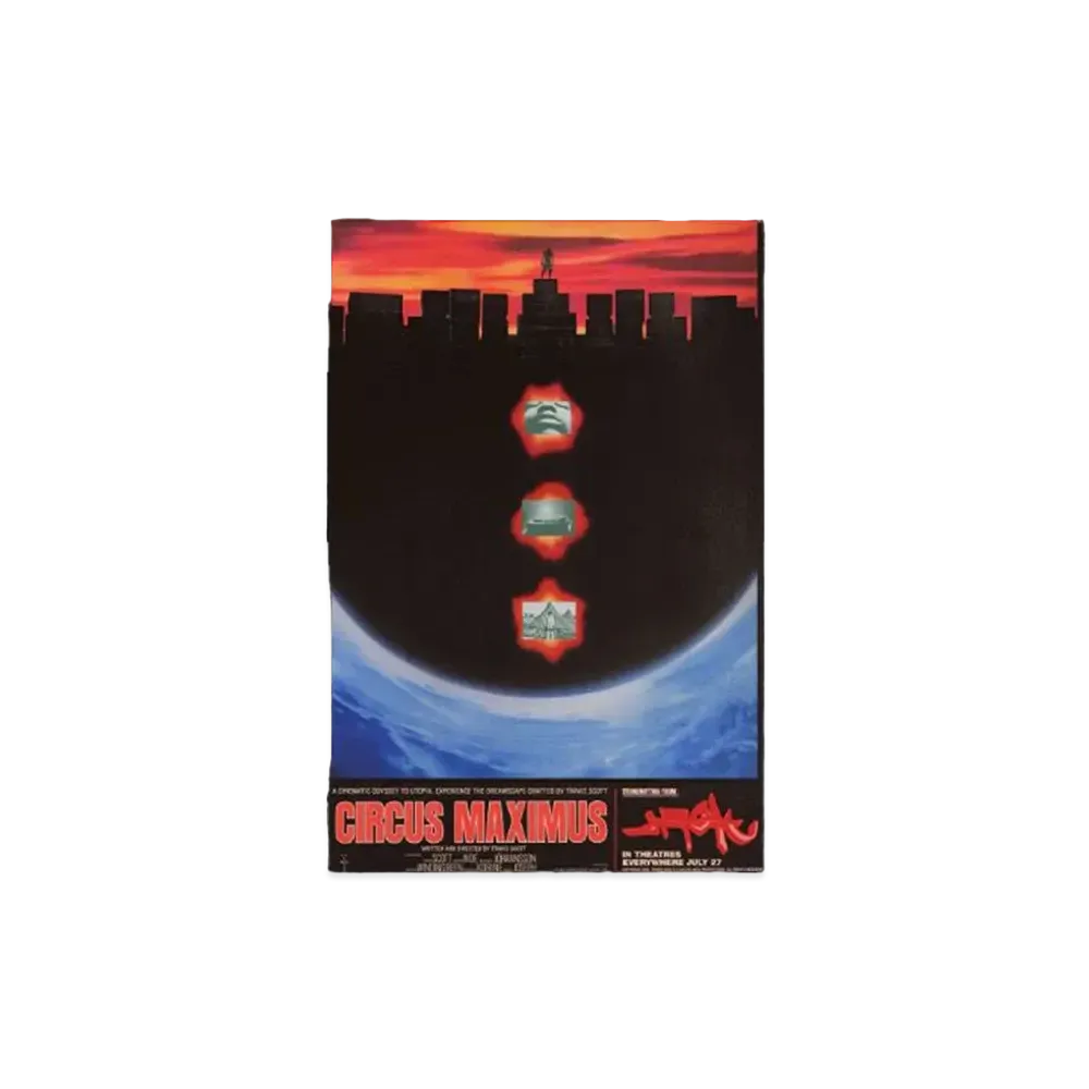 Travis Scott Circus Maximus Movie Poster III "Multi"