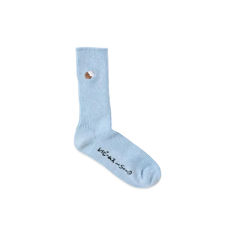 NANA SEINO x Ray BEAMS Curryrice Socks "Light Blue"