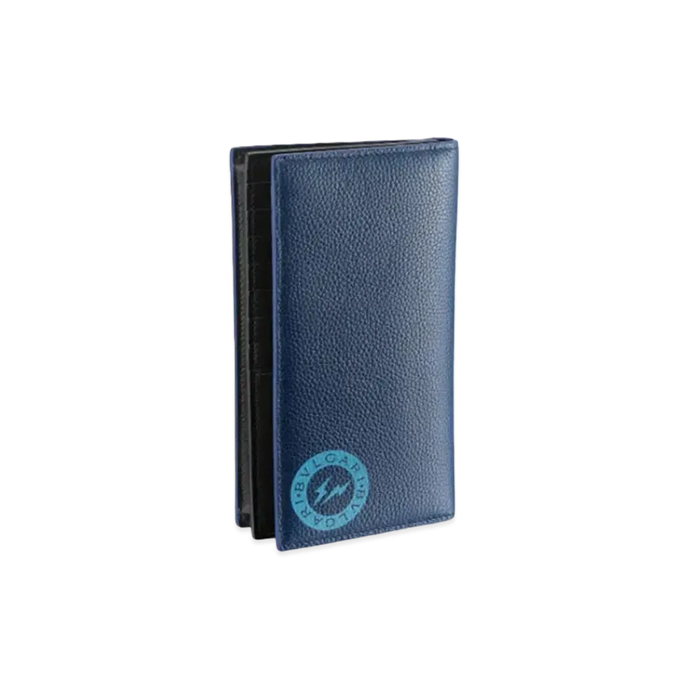 FRAGMENT x BVLGARI Trifold Wallet "Blue"