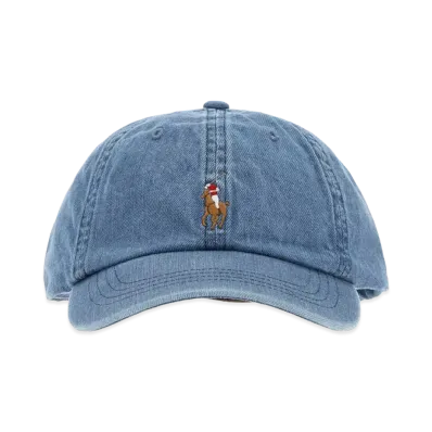 Polo Ralph Lauren Denim Baseball Cap "Light Blue"