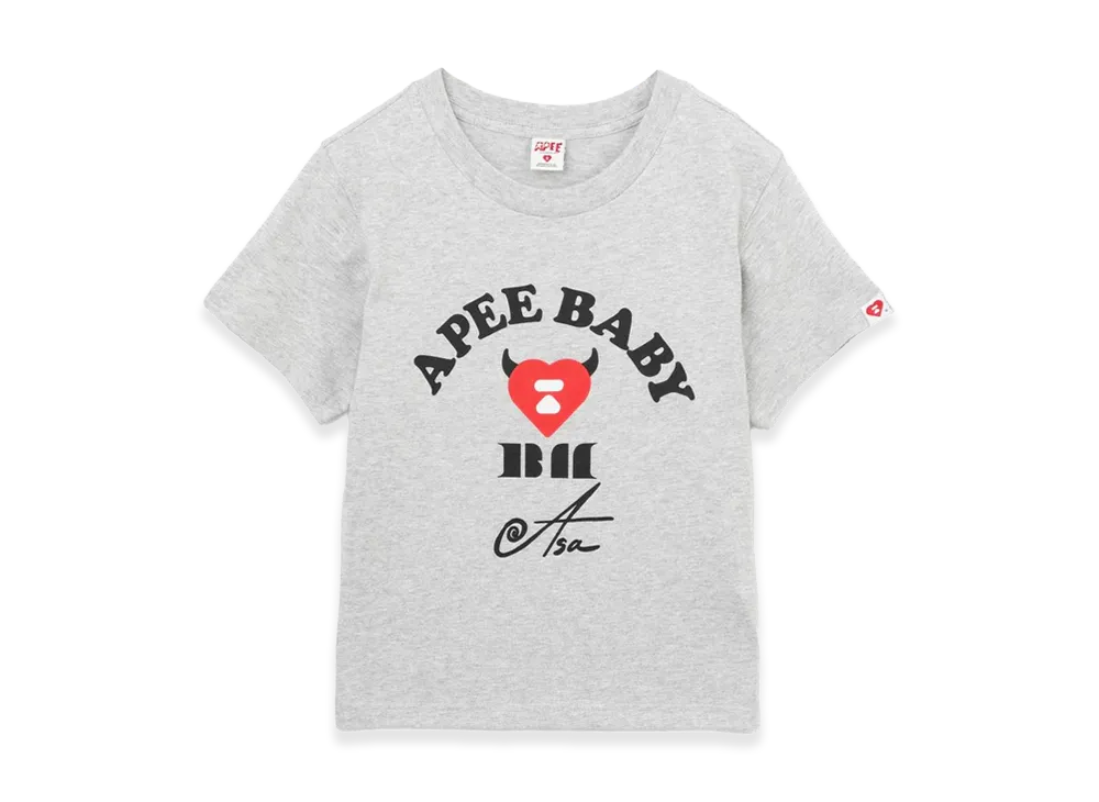 A BATHING APE x BABY MONSTER Women's APEE Baby Print Tee #2 "Gray"