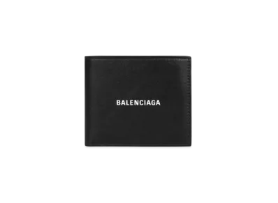 BALENCIAGA Cash Square Folded Wallet "Black"
