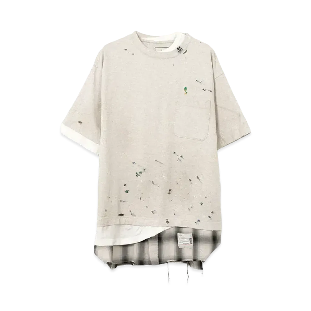 Maison MIHARA YASUHIRO Triple Layered T-shirt "White"