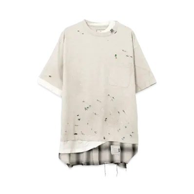 Maison MIHARA YASUHIRO Triple Layered T-shirt "White"