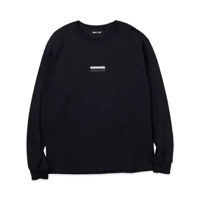 NEIGHBORHOOD WIND AND SEA NHWDS-1 / C-TEE . LS "Black"