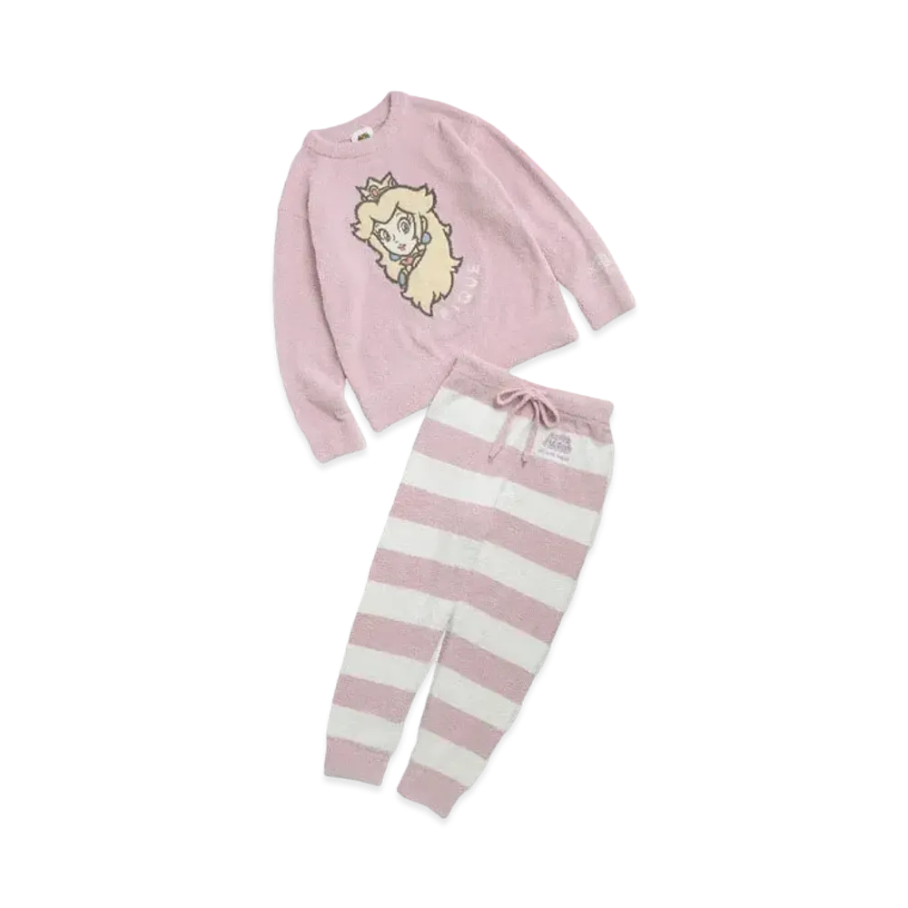 GELATO PIQUE x SUPER MARIO Ladies Babymoco JQD Pullover & Long Pants "Pink"