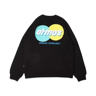 atmos Circle Logo Crewneck Sweatshirt "Black"