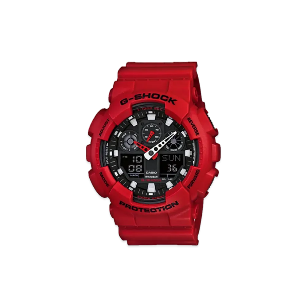 Casio G-Shock GA-100B-4AJF "Red"
