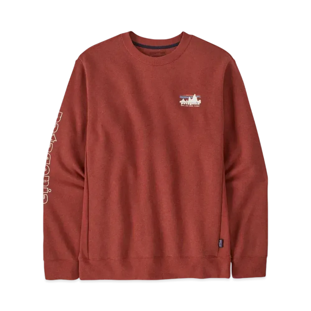 Patagonia Men's 73 Skyline Uprisal Crew Sweatshirt "Red"