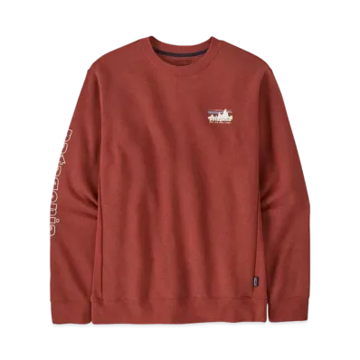 Patagonia Men's 73 Skyline Uprisal Crew Sweatshirt "Red"