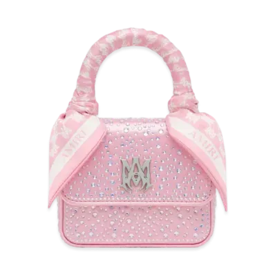 AMIRI Women's Crystal Nano MA Bag "Dusk Pink"