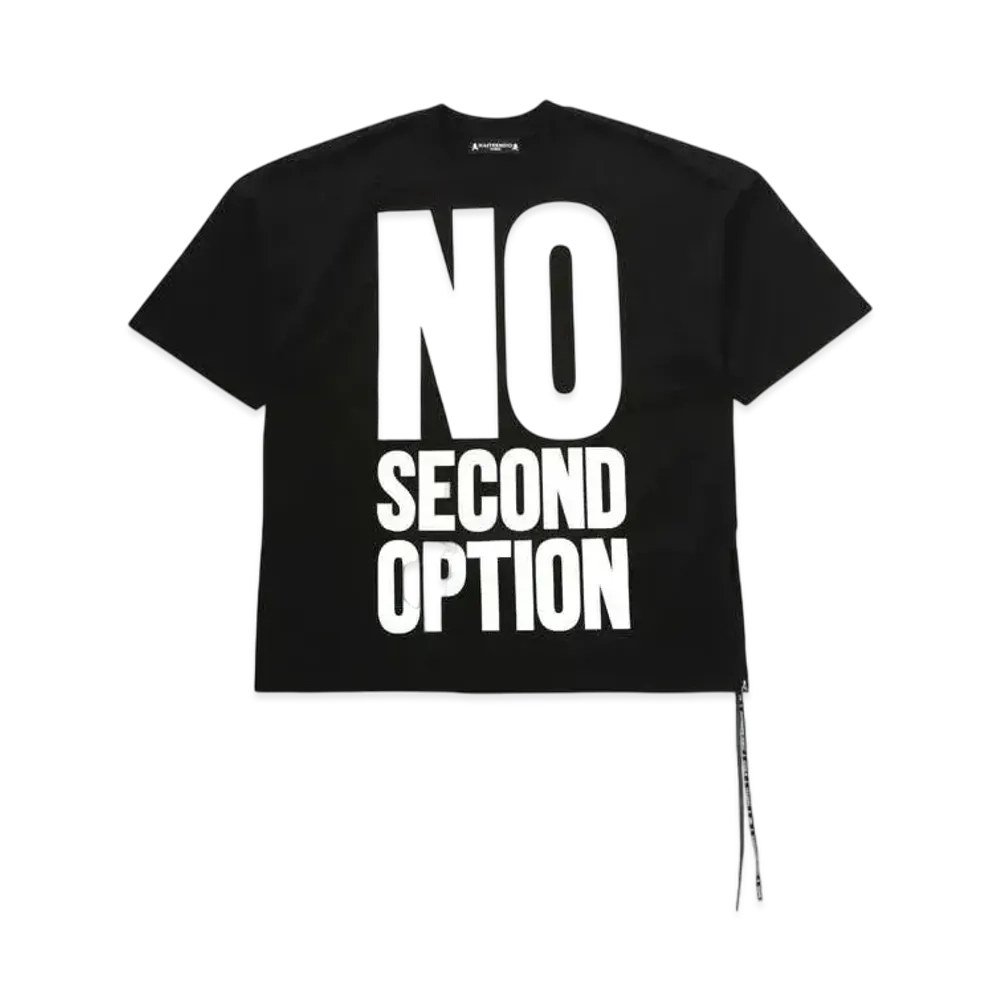 mastermind WORLD Boxy No Second Option Tee "Black"