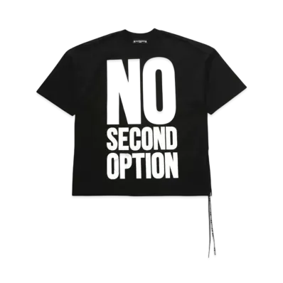 mastermind WORLD Boxy No Second Option Tee "Black"