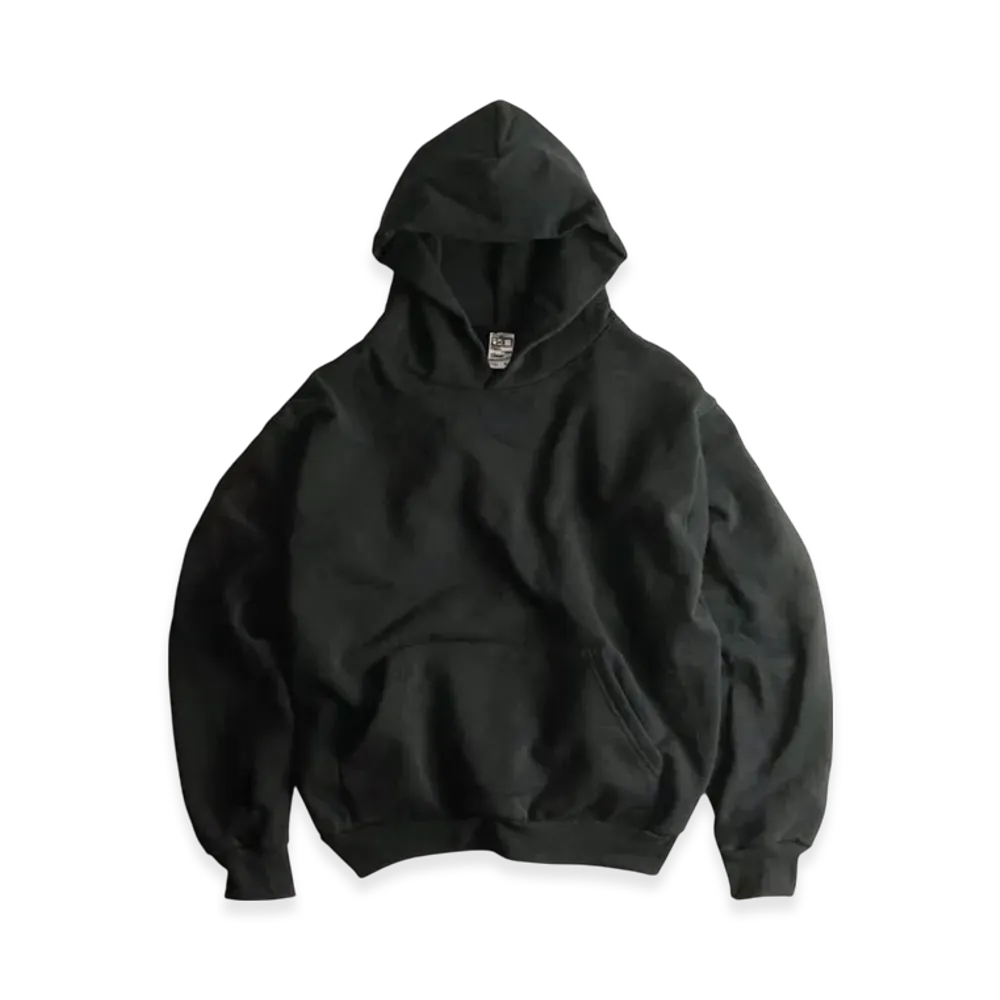 Los Angeles Apparel 14OZ Heavy Fleece Pullover Hooded Sweatshirt "Black"